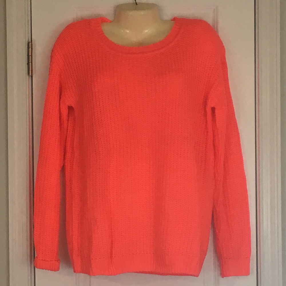 Forever 21 Plus Size 1X Knit Long Sleeve Pink